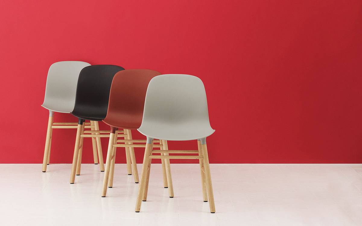 Form Stol Gr/Eik Normann Copenhagen